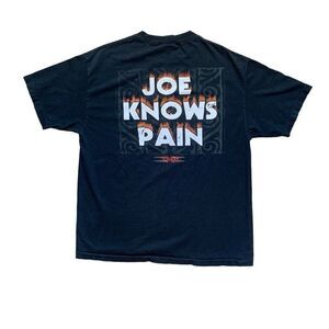 Y2K Double Sided 2007 TNA “JOE KNOWS PAIN” Fire T-Shirt
